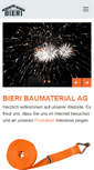 Mobile Screenshot of bieri-baumat.ch